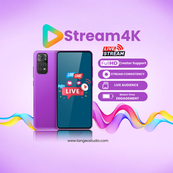 Stream4K – YouTube Live Stream Engagement Support Powered by TanGeo Studio